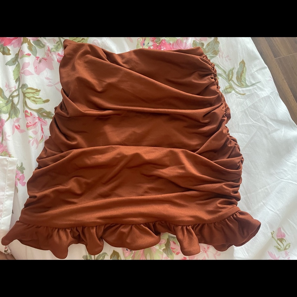 OH POLLY skirt set ruched very cute size US 4